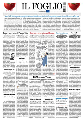 Prima-pagina-il foglio-messina-edizione-di-oggi-25-02-2025